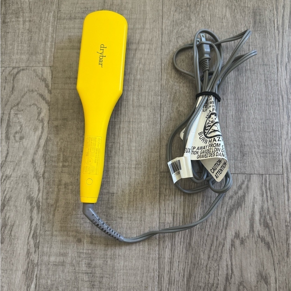 New Drybar Yellow & Gray Hair Straightener